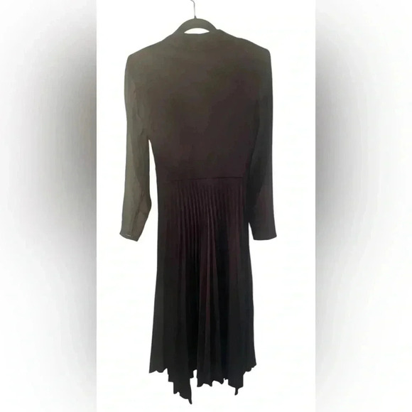 - Sandro Paris dual-material long sleeved dress- size 2 - Picture 12 of 16